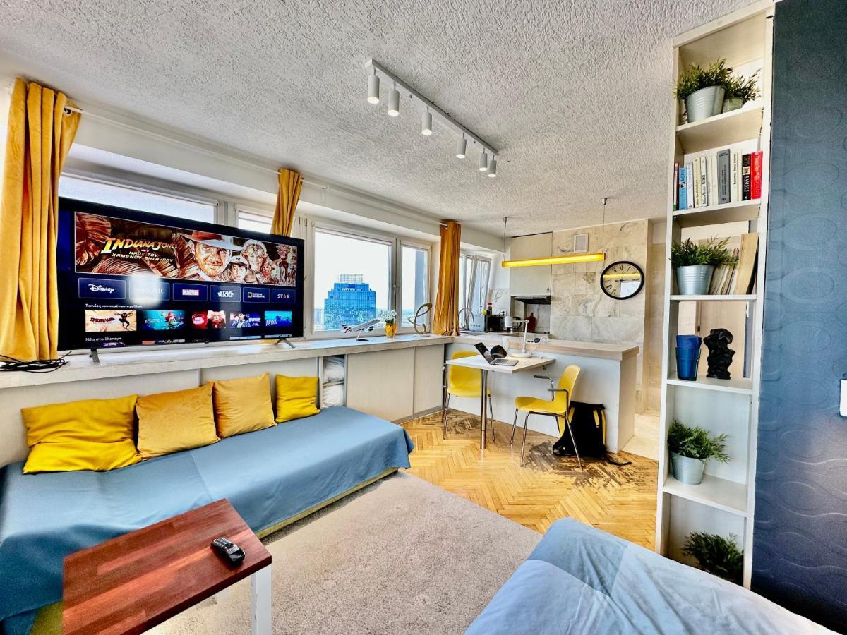 Sun Clima/Ac Metro X2 Fast Wifi 500 Mbs 70'Tv Netflix Appletv Hbo Apartment Warsaw Ngoại thất bức ảnh