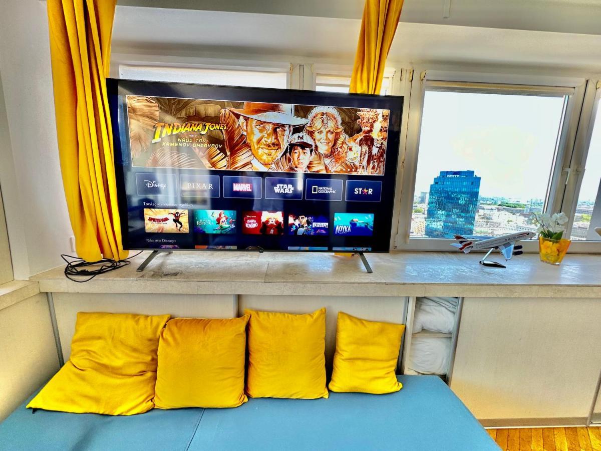 Sun Clima/Ac Metro X2 Fast Wifi 500 Mbs 70'Tv Netflix Appletv Hbo Apartment Warsaw Ngoại thất bức ảnh